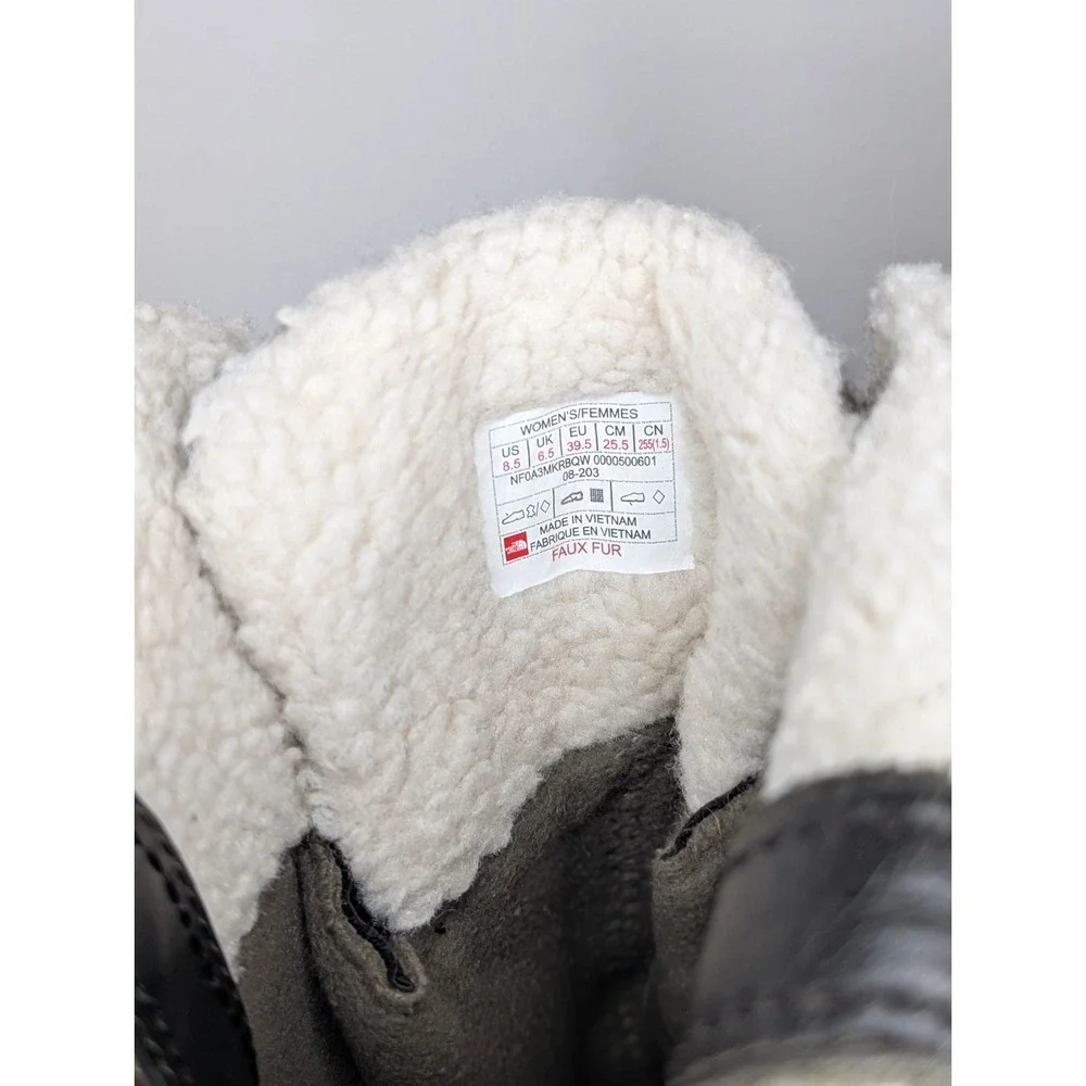 The North Face Shellista III Mid Waterproof Insulated Winter Boot Gray Size 8.5
